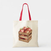 Een appel per dag emmer tote bag (Achterkant)