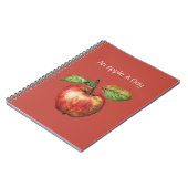 Een appel per dag Fruit Notitieboek (Linkerzijde)