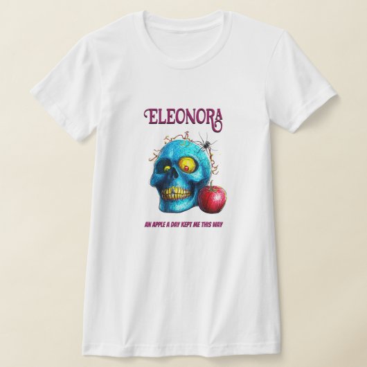 Een appel per dag hield me op deze manier blauw sc t-shirt (Laagn)