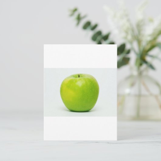 een appel per dag houdt de arts op afstand briefkaart (Staand voorkant)