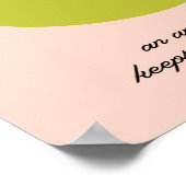 EEN APPEL PER DAG HOUDT DE ARTS WEG POSTER (Hoek)