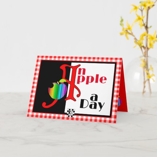 "Een appel per dag" krijgen goed kaart (Gele Bloem)