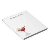 Een appel per dag   notitieblok (Schuin)