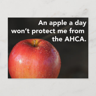 Een appel per dag om de AHCA te stoppen! Gezondhei Briefkaart
