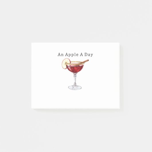 Een appel per dag   post-it® notes (Voorkant)