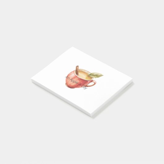 Een appel per dag post-it® notes (Schuin)