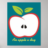 Een appel per dag poster (Voorkant)