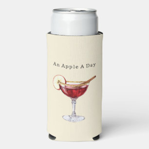 Een appel per dag seltzer blikjeskoeler