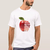 Een appel per dag t-shirt (Voorkant)