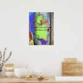 Een appel per dag zal de dokter houden... poster (Keuken)