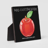 Een appel voor de leraar fotoplaat (Voorkant)