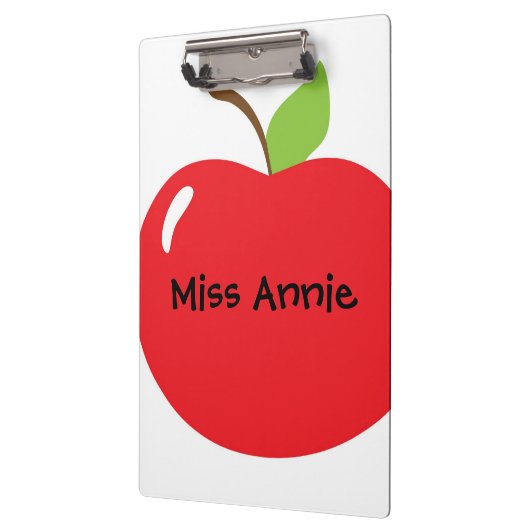 Een appel voor leraar klembord (Links)