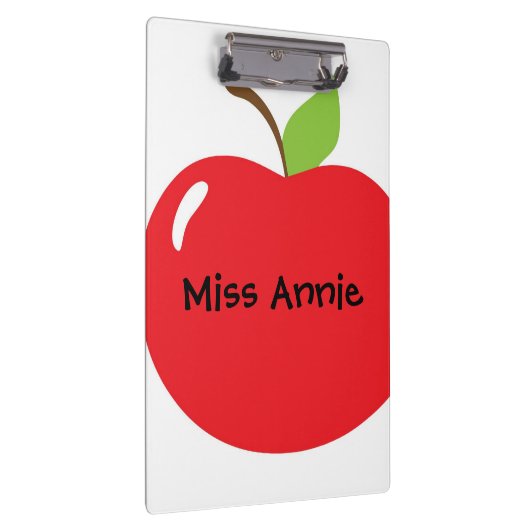 Een appel voor leraar klembord (Rechts)
