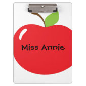 Een appel voor leraar klembord (Voorkant)