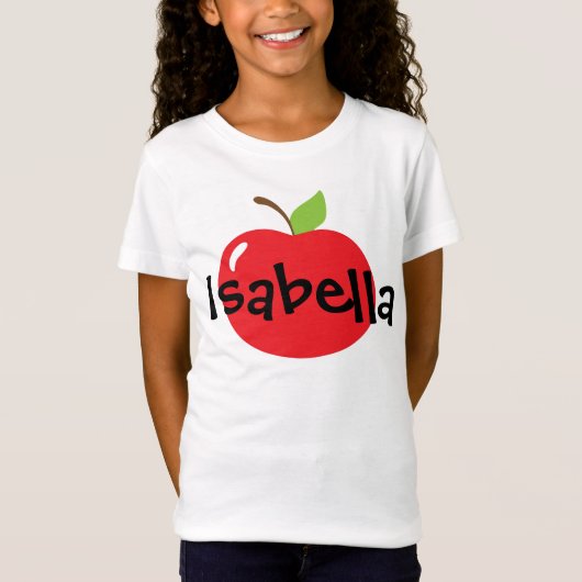Een appel voor leraar t-shirt (Voorkant)