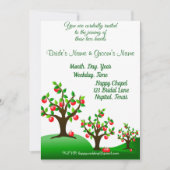 Een appelboomgaard kaart (Voorkant)