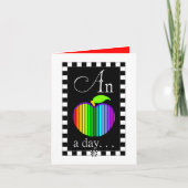 Een Apple a Day get-well kaart (Voorkant)