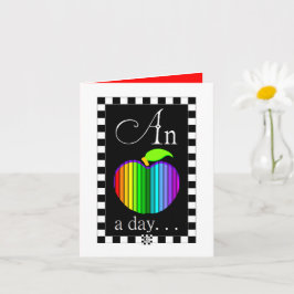 Een Apple a Day get-well kaart