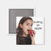 Een Apple-koelkast-magneet bewerken Magneet (Voorkant / Achterkant)