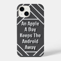 Een Apple per dag houdt de Android weg, grappig