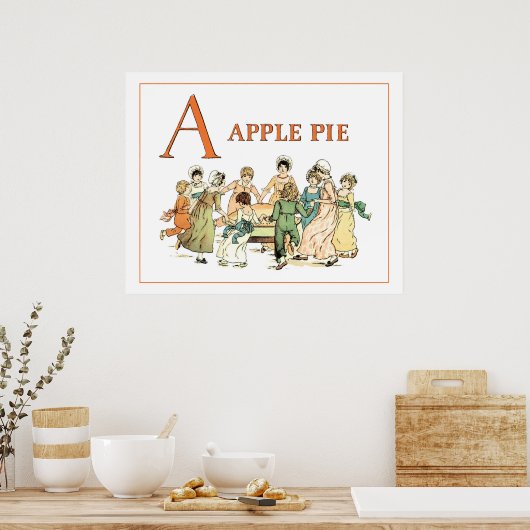 Een Apple Pie: Apple Pie Poster (Keuken)