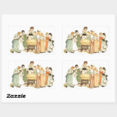 Een Apple Pie: Snijd het af Rechthoekige Sticker (Vel)