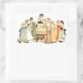 Een Apple Pie: Snijd het af Rechthoekige Sticker (Tas)