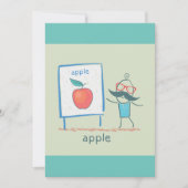 Een Apple presenteren Kaart (Voorkant)