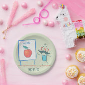 Een Apple presenteren Papieren Bordje (Feest)