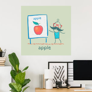 Een Apple presenteren Poster