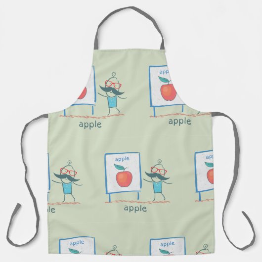 Een Apple presenteren Schort (Voorkant)