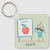 Een Apple presenteren Sleutelhanger (Voorkant)