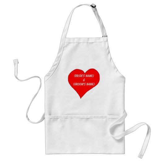 Een Apron aan Aandeel! - Apron Standaard Schort (Voorkant)