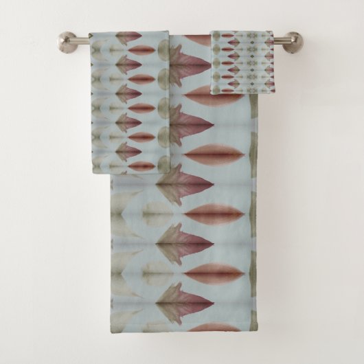 Een aquarel gepatenteerd bad bad handdoek (Insitu)