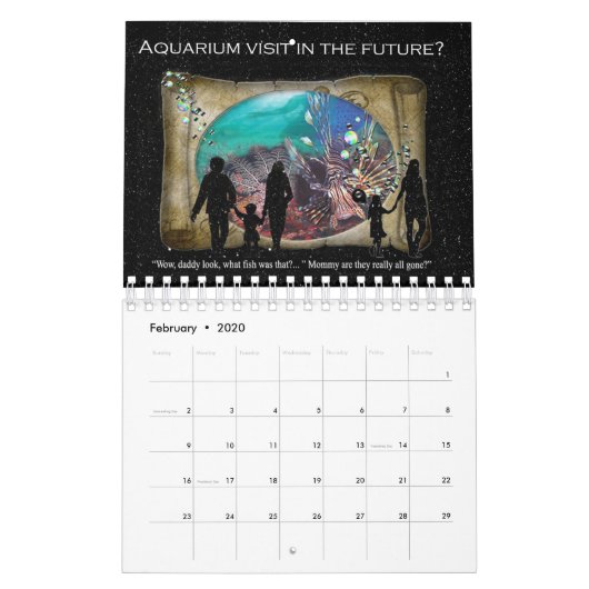 Een Aquarium Bezoek van de Toekomst? Kalender (Feb 2020)