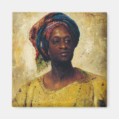 Een Arabier in een tulband Magneet (Voorkant)