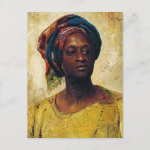 Een Arabier in een turban. Door Konstantin Makovsk Briefkaart