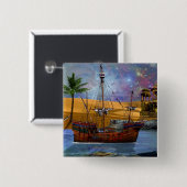 Een Arabisch avontuur Vierkante Button 5,1 Cm (Voorkant /achterkant)