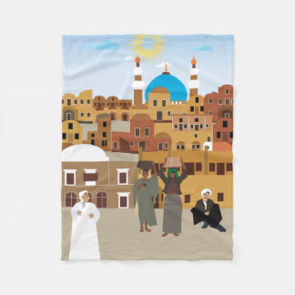 Een Arabisch dorp Fleece Deken