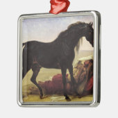 Een Arabisch paard Metalen Ornament (Links)