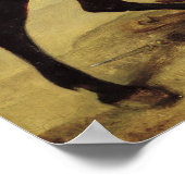 Een Arabisch paard Poster (Hoek)