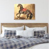 Een Arabisch paard (w/c op papier gezet) Canvas Afdruk (Insitu (Slaapkamer))