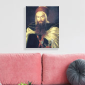 Een Arabische chef Canvas Afdruk (Insitu (Woonkamer))