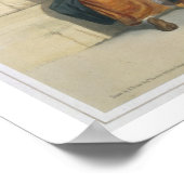 Een Arabische sjeik roken, illustratie uit 'The Va Poster (Hoek)