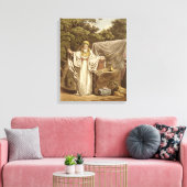 Een Arch Druid in zijn juridische habitat, gegrave Canvas Afdruk (Insitu (Woonkamer))