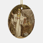 Een Arch Druid in zijn juridische habitat, gegrave Keramisch Ornament (Rechts)