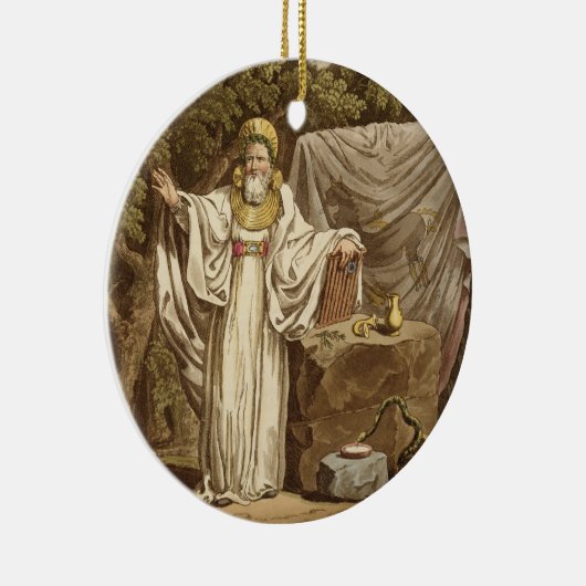 Een Arch Druid in zijn juridische habitat, gegrave Keramisch Ornament (Rechts)