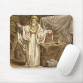 Een Arch Druid in zijn juridische habitat, gegrave Muismat (Met muis)