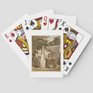Een Arch Druid in zijn juridische habitat, gegrave Pokerkaarten