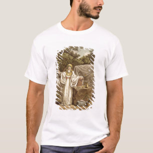 Een Arch Druid in zijn juridische habitat, gegrave T-shirt